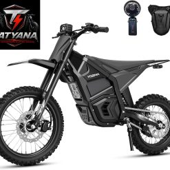 IN10 Pro Electric Dirt Bike – 5500W Peak Mid-Drive Motor, 50 MPH, 60V 27Ah Battery, 60-Mile Range & Hydraulic Suspension